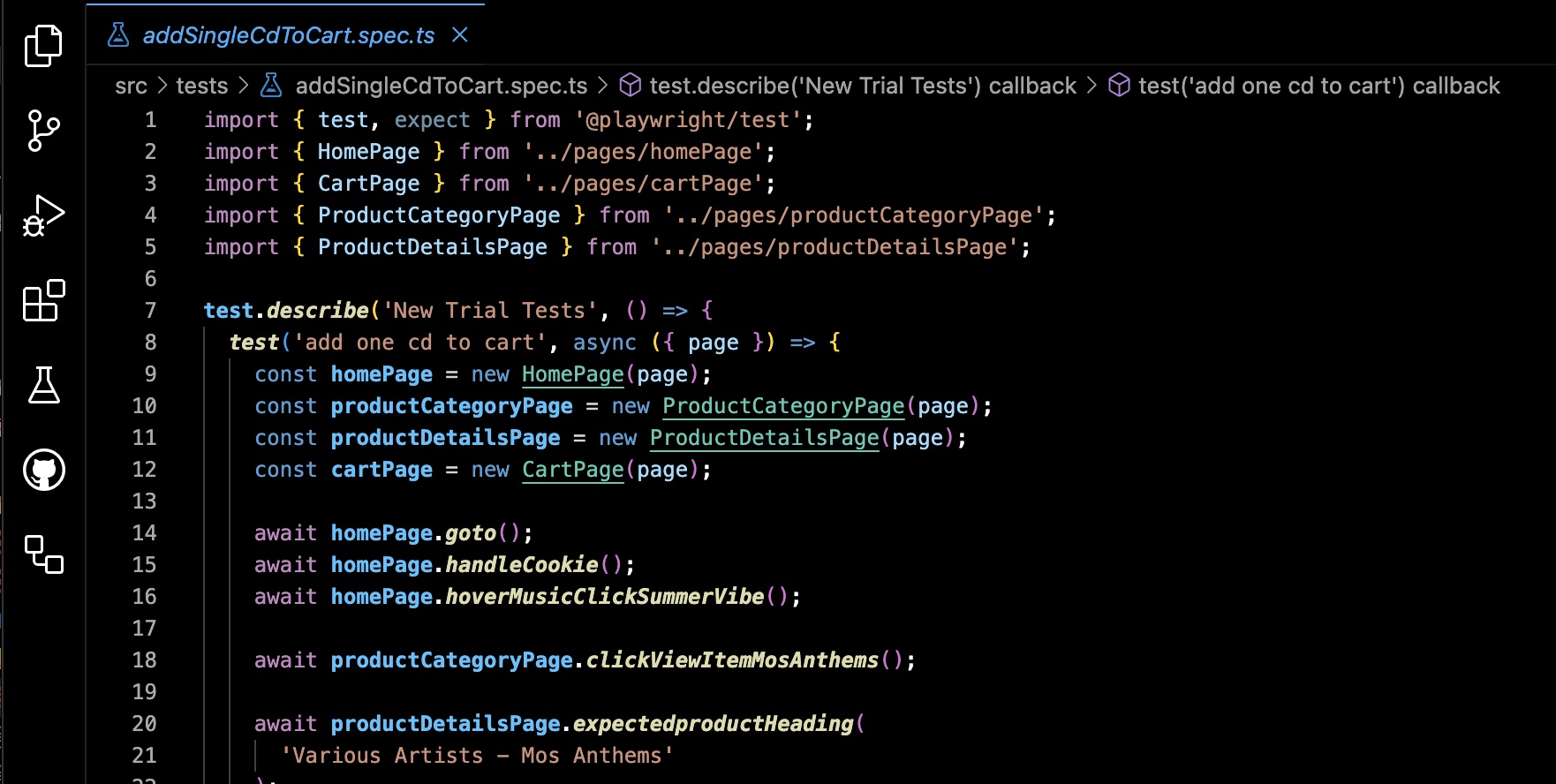 Test Screenshot